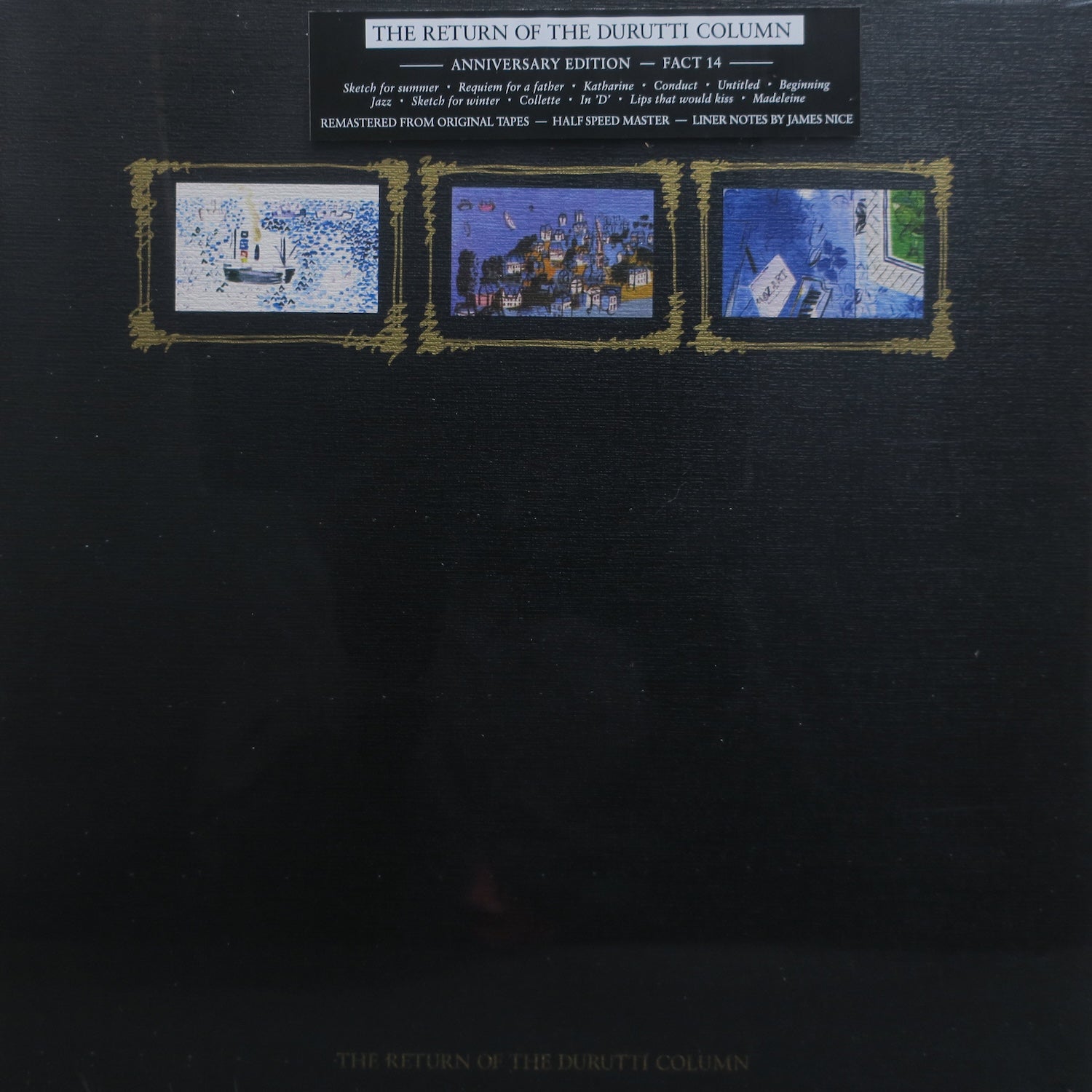 DURUTTI COLUMN 'Return Of The Durutti Column' Vinyl LP (1980 Avant
