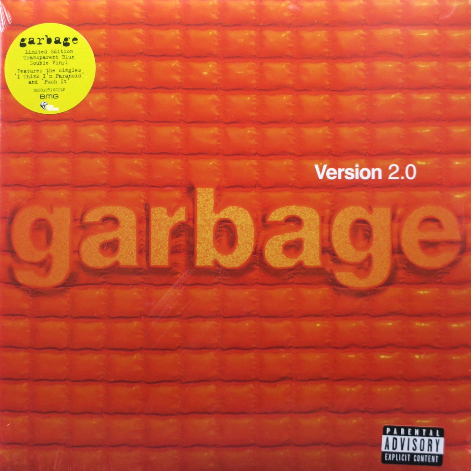 GARBAGE 'Version 2.0' 180g BLUE Vinyl 2LP – GOLDMINE RECORDS PTY. LTD.