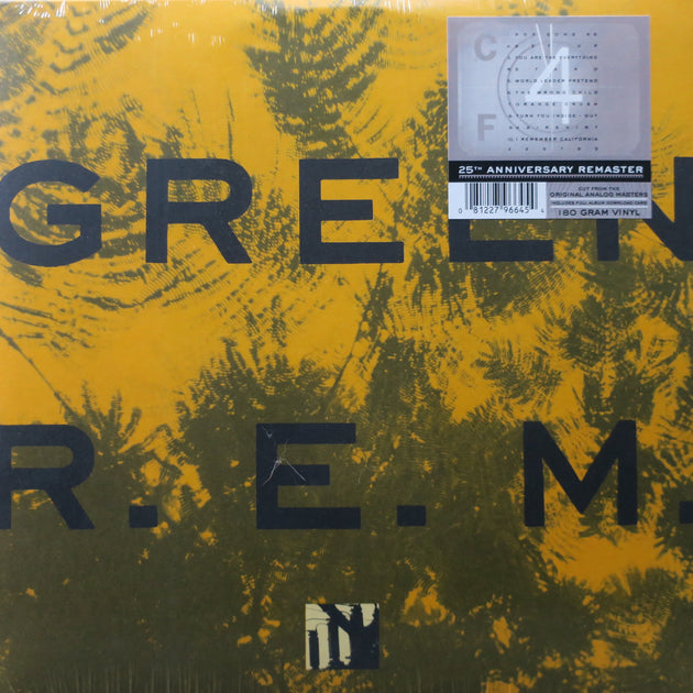 REM 'Green' 25th Anniversary 180g Vinyl LP GOLDMINE RECORDS