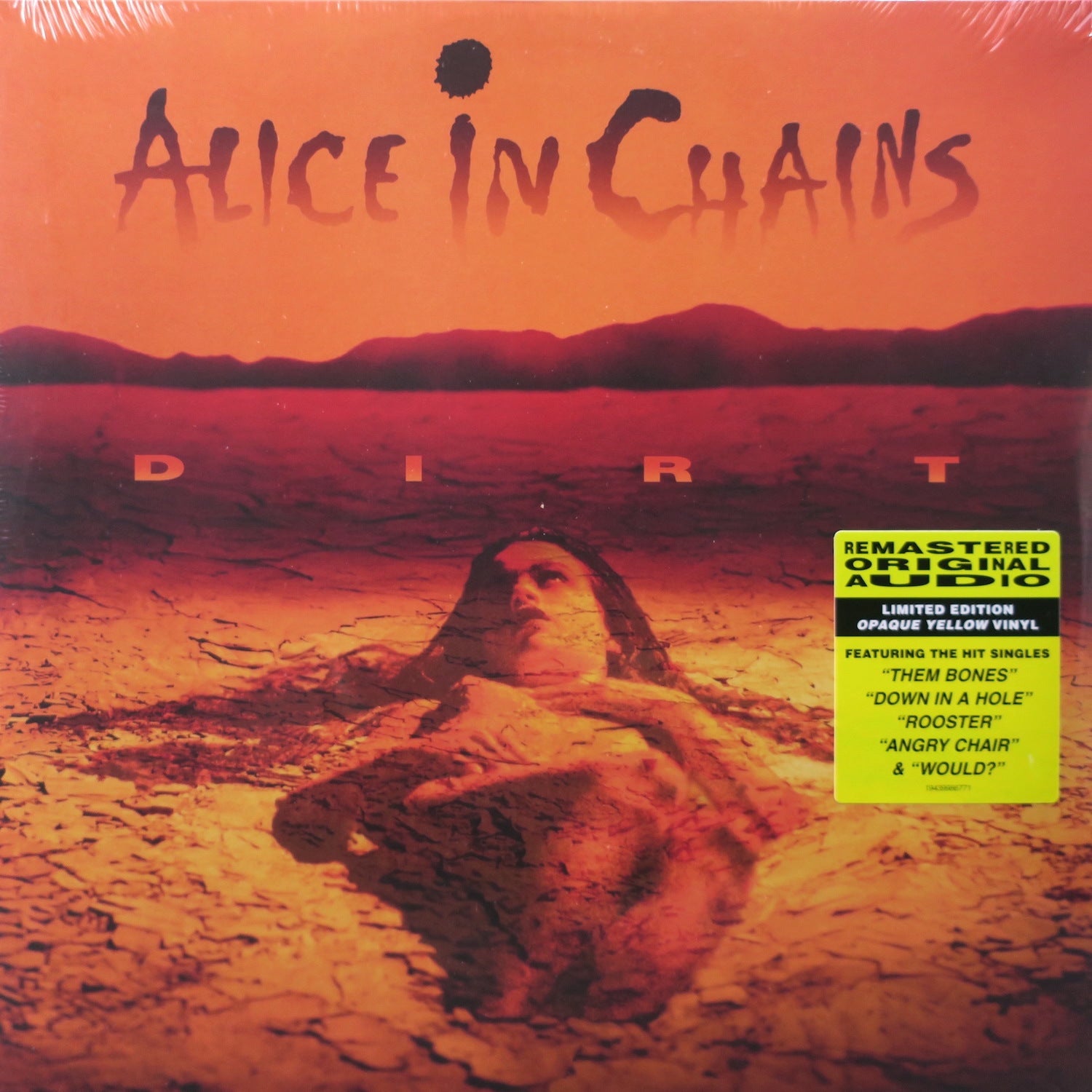 ALICE IN CHAINS 'Dirt' 30th Anniversary YELLOW Vinyl 2LP