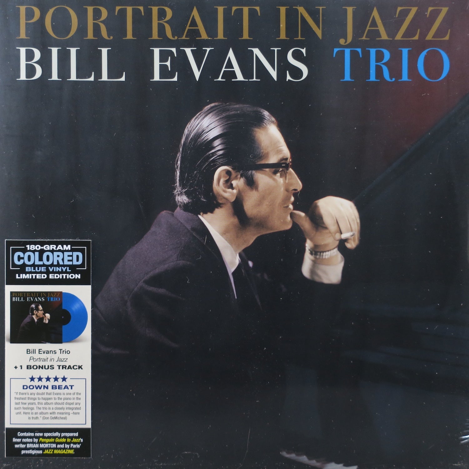 BILL EVANS 'Portrait In Jazz' 180g BLUE Vinyl LP – GOLDMINE