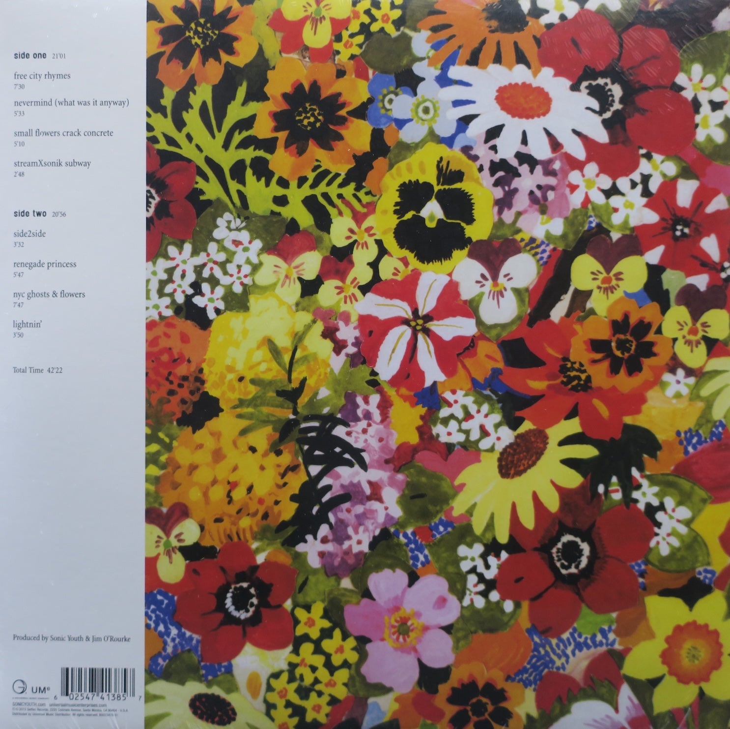 SONIC YOUTH 'NYC Ghosts & Flowers' Vinyl LP – GOLDMINE RECORDS PTY