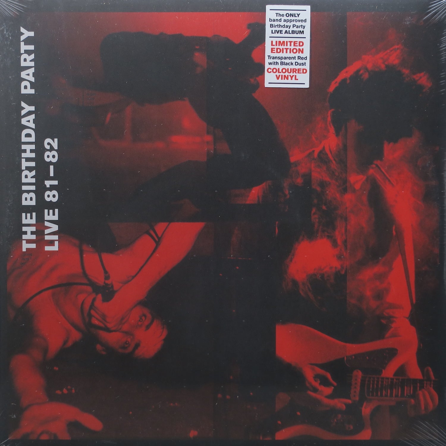 BIRTHDAY PARTY 'Live 81-82' RED/BLACK Vinyl 2LP (Nick Cave