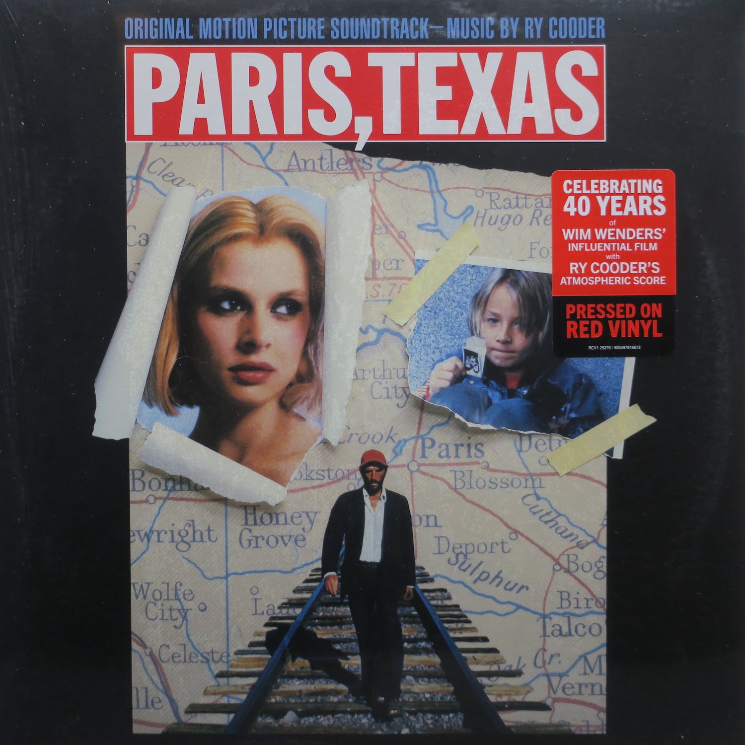 PARIS, TEXAS' Soundtrack (Ry Cooder) RED Vinyl LP – GOLDMINE