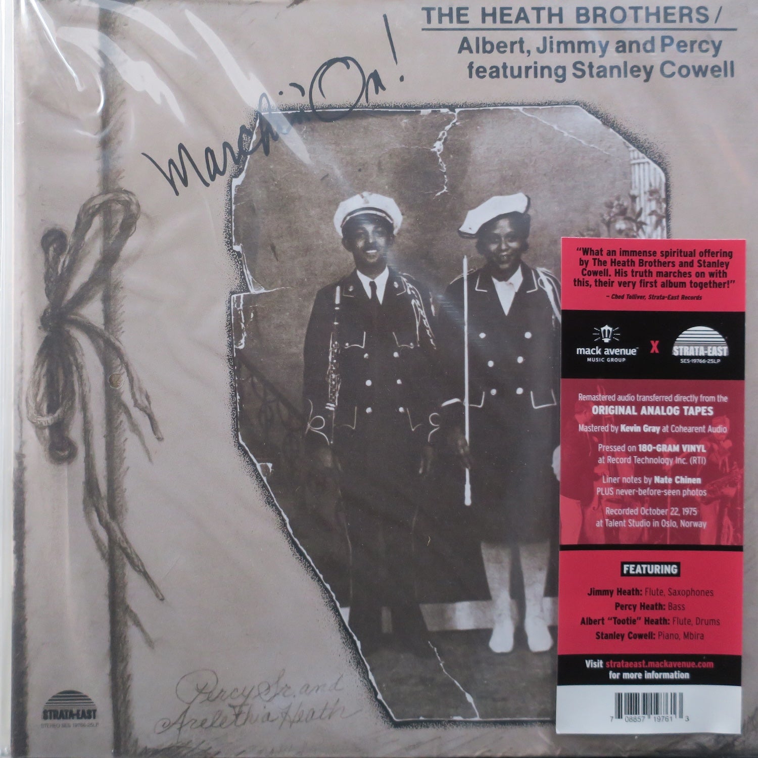 HEATH BROTHERS 'Marchin' On' All Analog Remastered 180g Vinyl LP