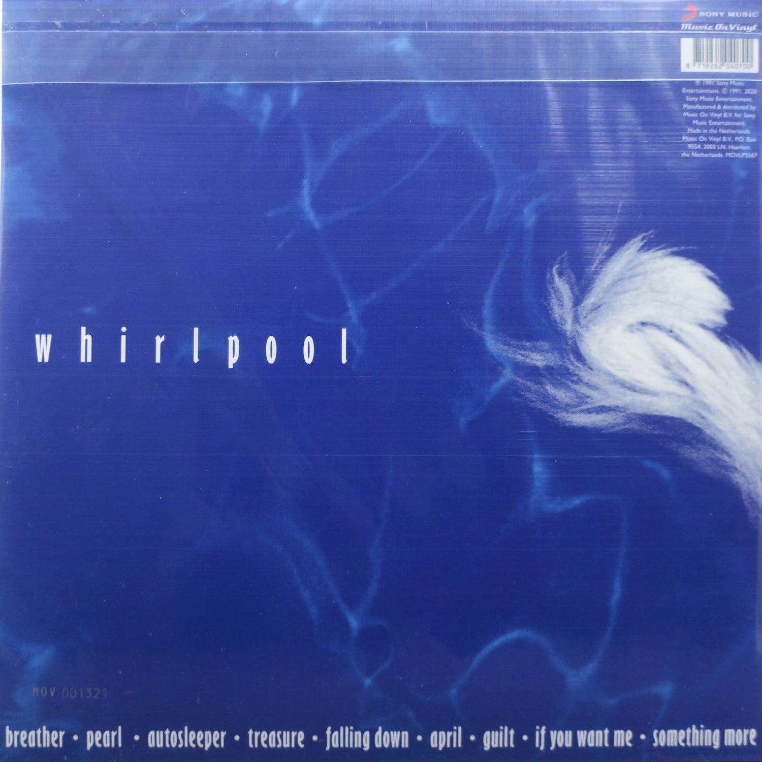 CHAPTERHOUSE 'Whirlpool' 180g WHITE Vinyl LP (1991 UK Indie