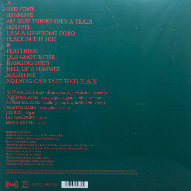 TRIFFIDS 'Treeless Plain' 40th Anniversary WHITE Vinyl LP