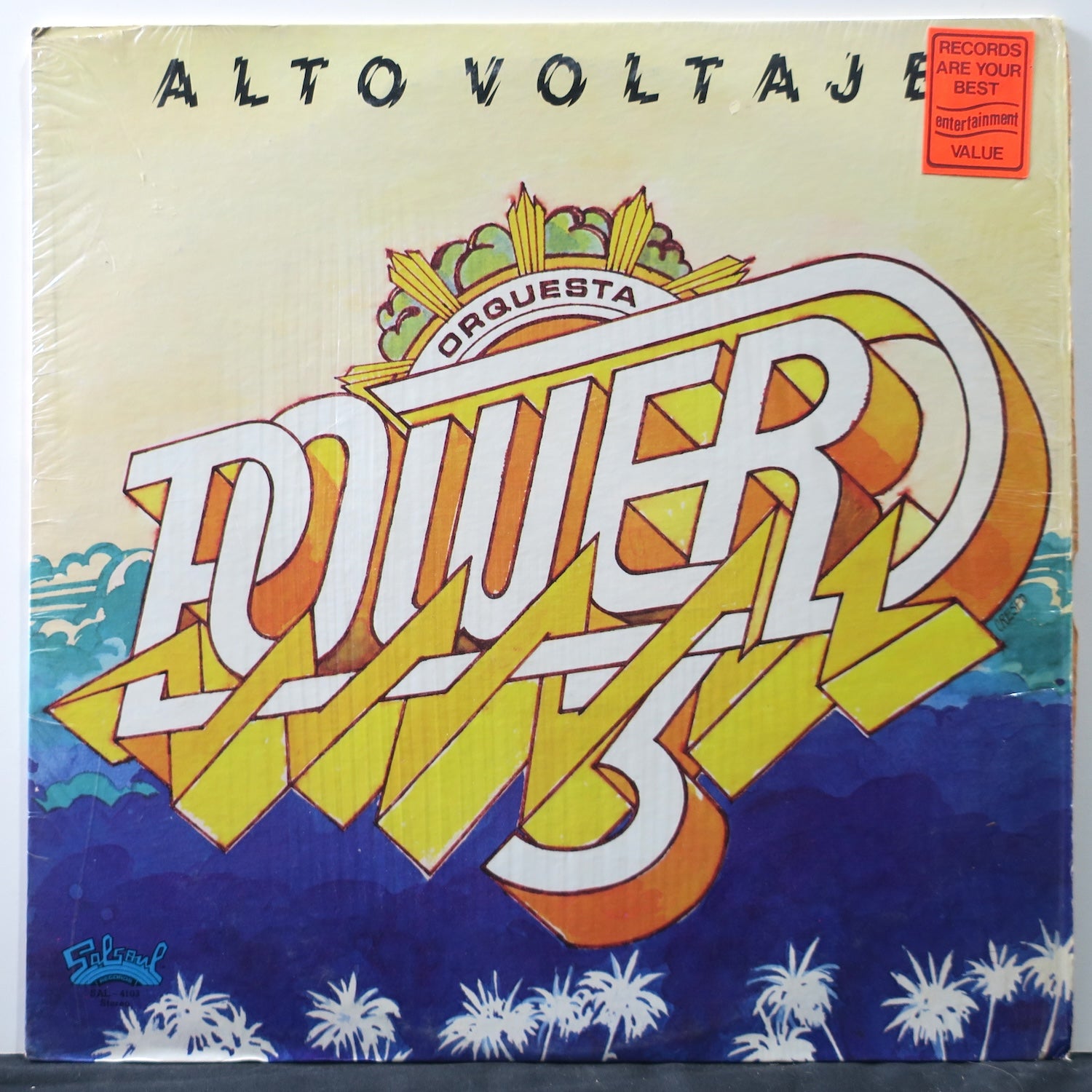 Orquesta Power 'Alto Voltaje' Vinyl LP (1975 Salsa