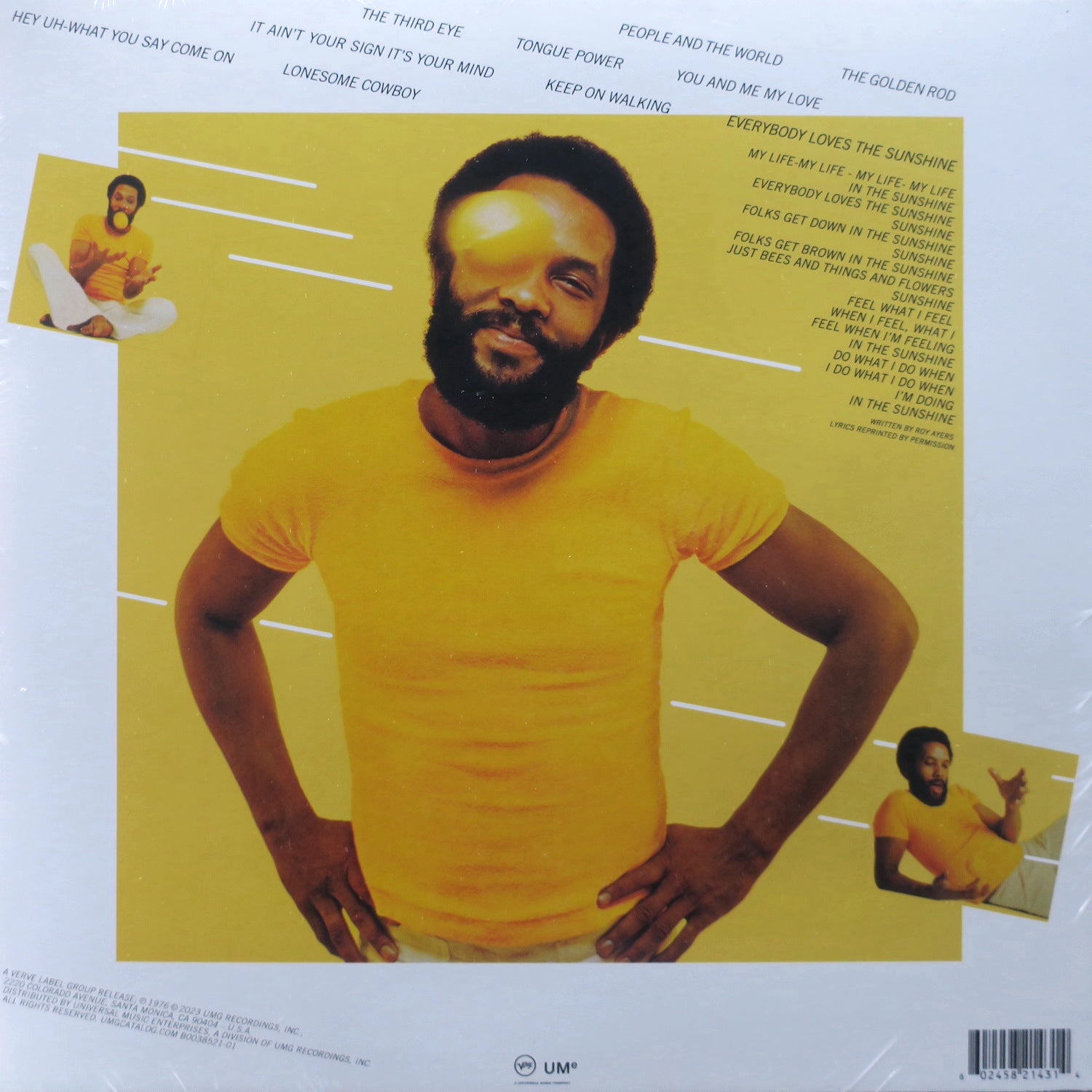 ROY AYERS 'Everybody Loves The Sunshine' YELLOW Vinyl LP