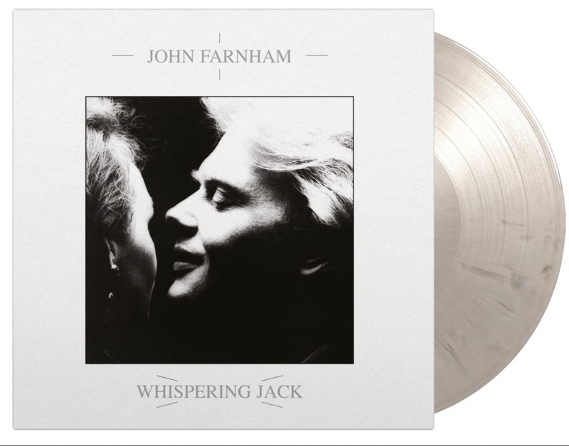 JOHN FARNHAM 'Whispering Jack' 180g WHITE/BLACK MARBLE Vinyl LP