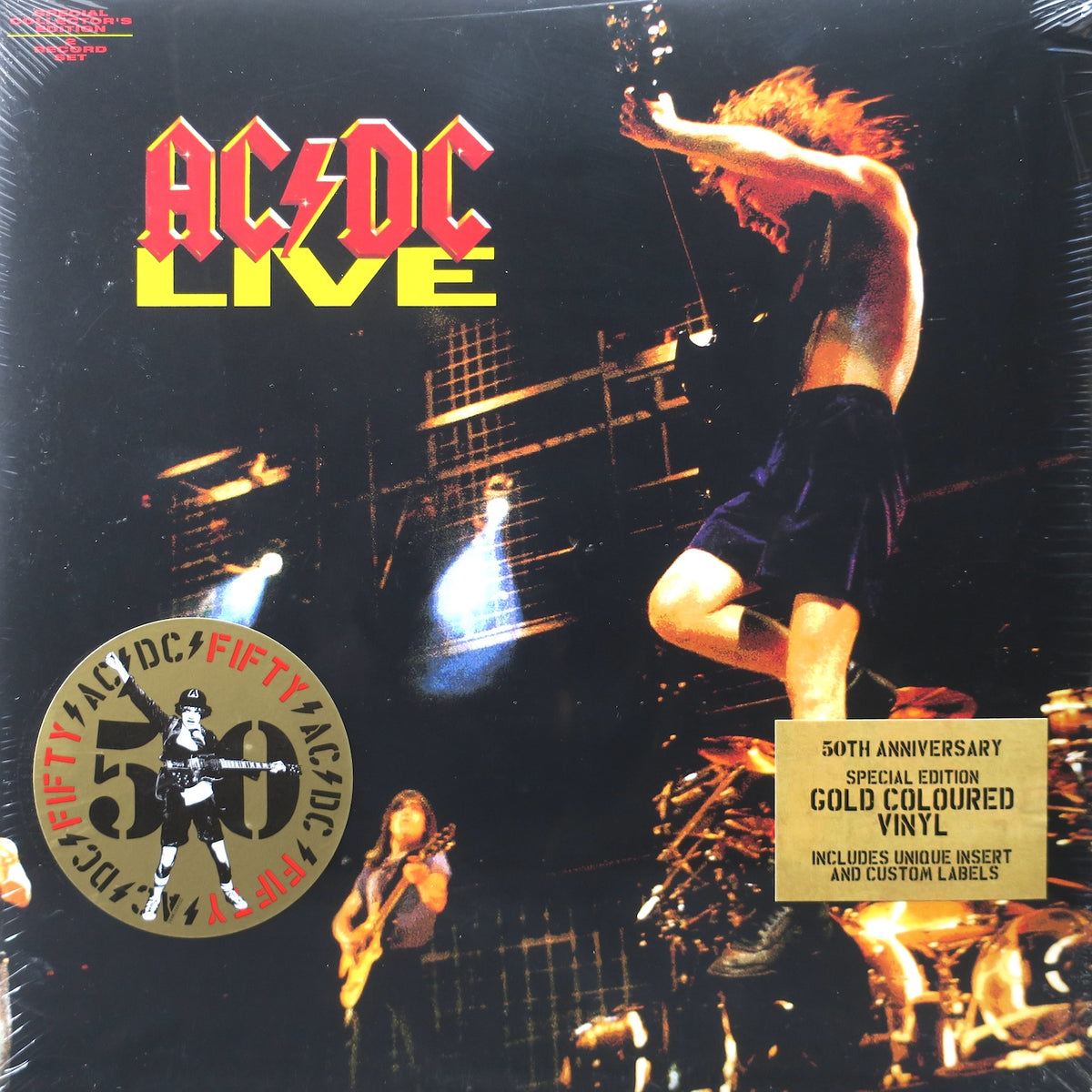 AC/DC 'Live 1992' Anniversary GOLD Vinyl 2LP – GOLDMINE RECORDS