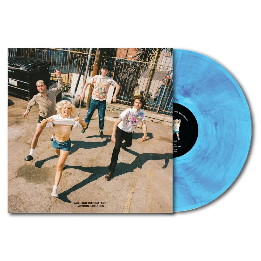 AMYL AND THE SNIFFERS 'Cartoon Darkness' BLUE Vinyl LP – GOLDMINE