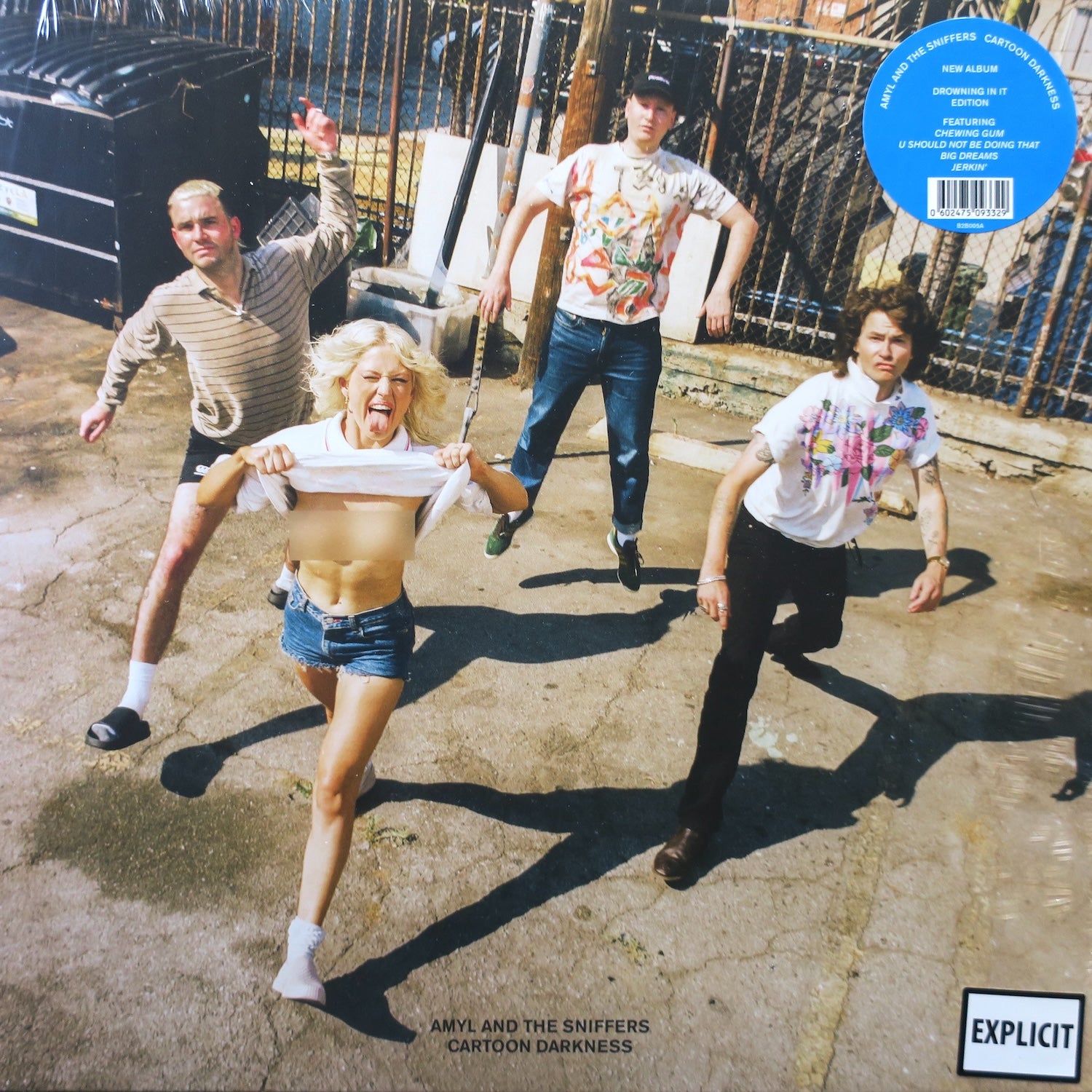 AMYL AND THE SNIFFERS 'Cartoon Darkness' BLUE Vinyl LP – GOLDMINE