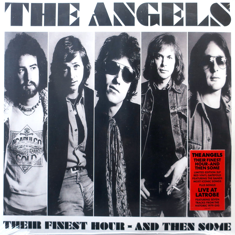 ANGELS 'Their Finest Hour - And Then Some' RED Vinyl 2LP (1970s Oz Rock)
