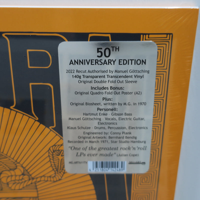 ASH RA TEMPEL s/t 50th Anniversary TRANSPARENT Vinyl LP (1971 Kraurock)