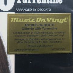 ASTRUD GILBERTO 'With Turrentine' 180g GREEN Vinyl LP (1971 Latin Jazz)