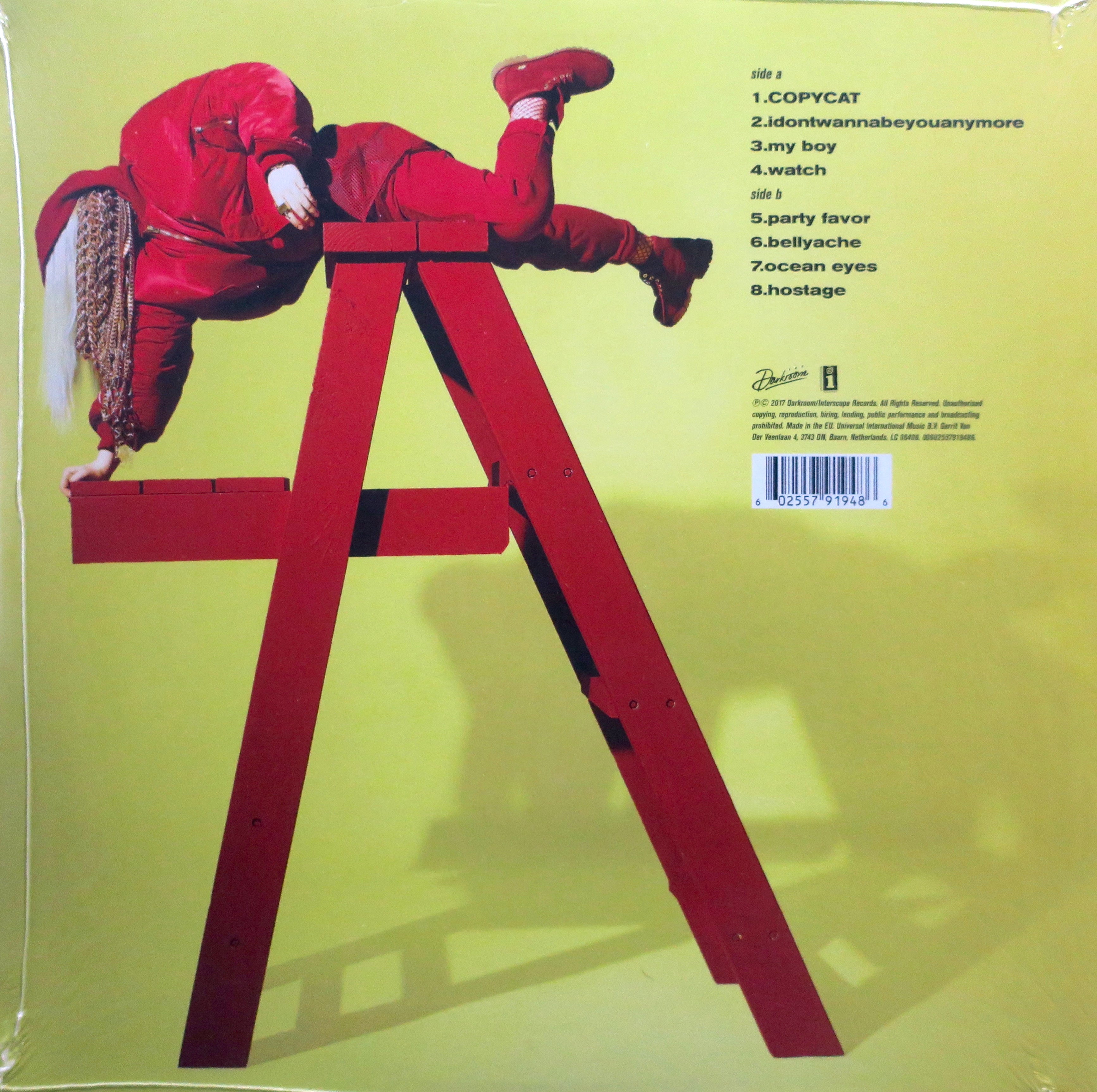Billie Eilish Don't Smile at Me レコード red Billie Eilish Don't Smile at Me レコード red Billie Eilish