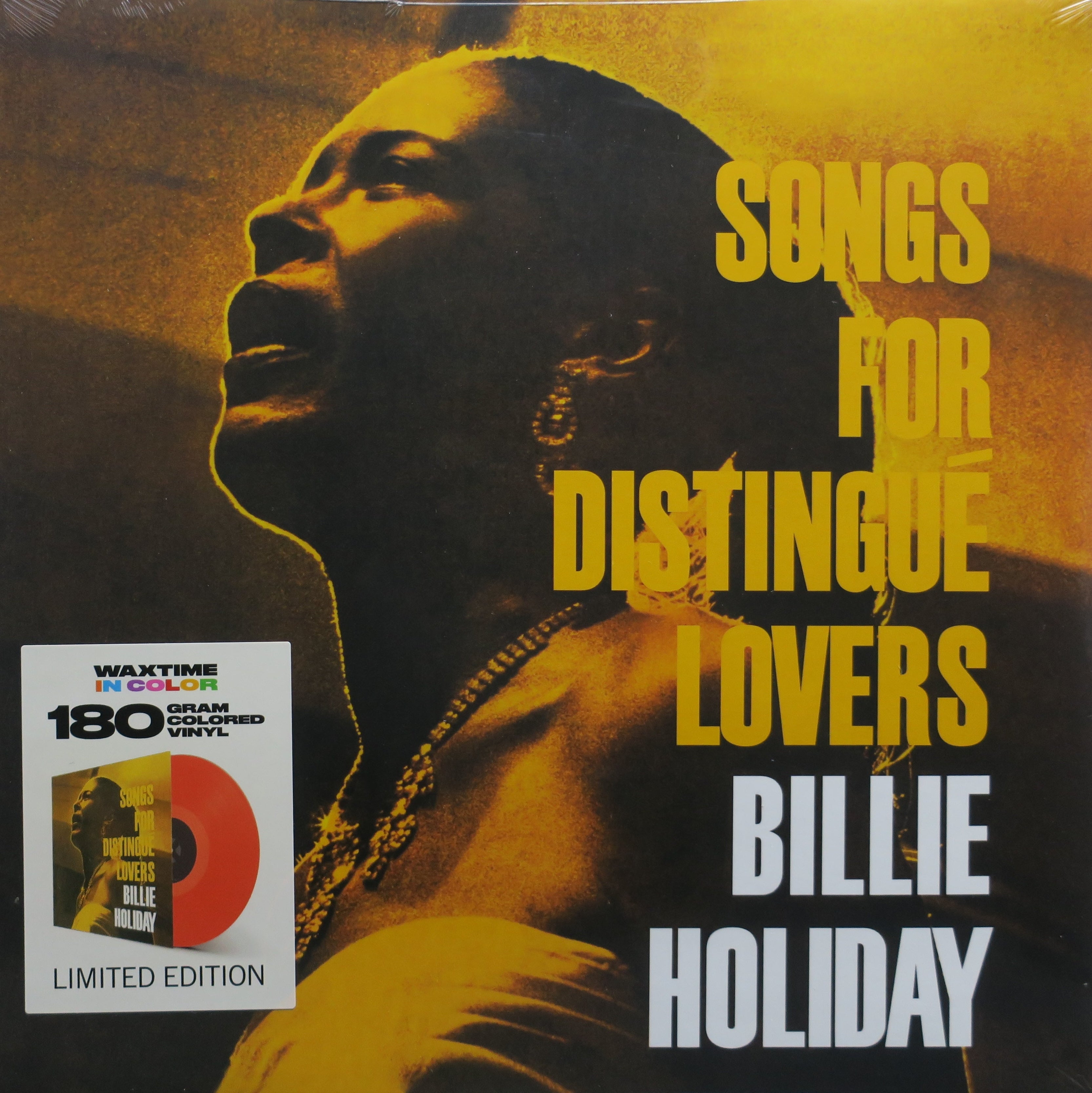 BILLIE HOLIDAY 'Songs For Distingué Lovers' 180g ORANGE Vinyl LP