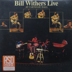 BILL WITHERS 'Live At Carnegie Hall' 50th Anniversary Remastered CUSTARD YELLOW Vinyl 2LP