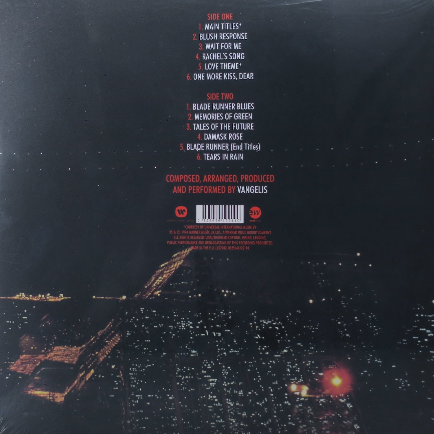BLADE RUNNER' Soundtrack by Vangelis 180g Vinyl LP – GOLDMINE