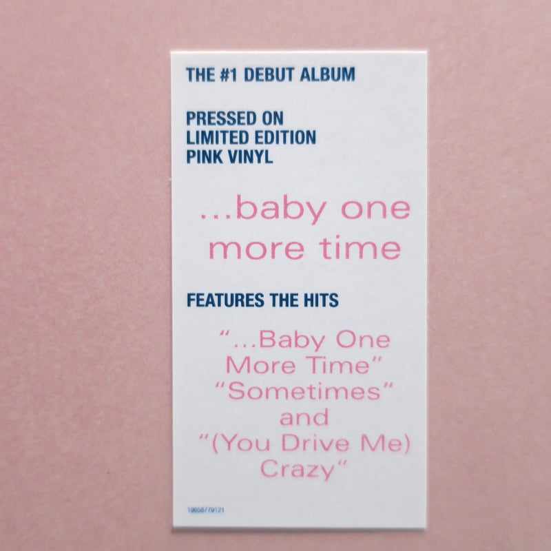 BRITNEY SPEARS 'Baby One More Time' PINK Vinyl LP