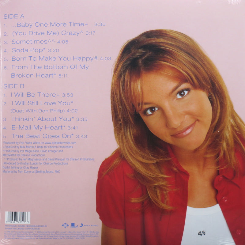 BRITNEY SPEARS 'Baby One More Time' PINK Vinyl LP