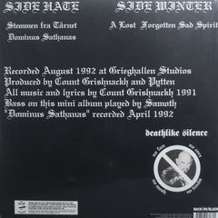 BURZUM 'Aske' GREY MARBLE Vinyl LP