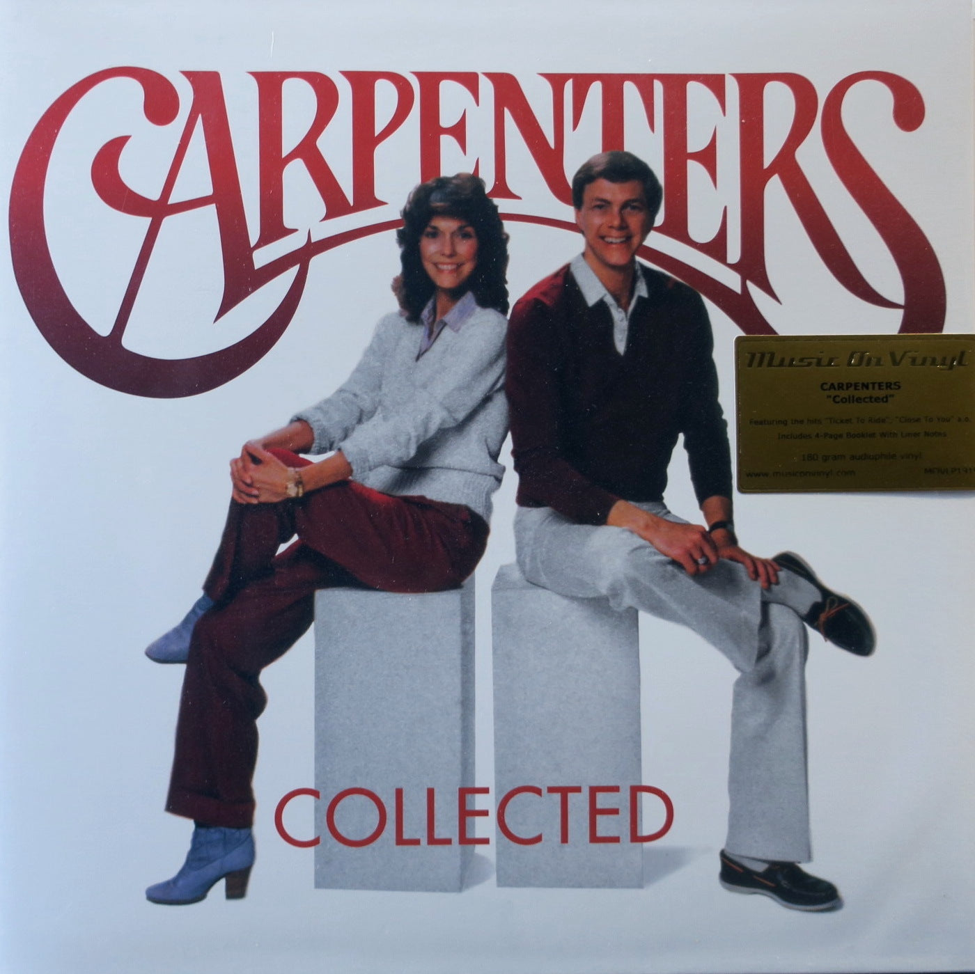 CARPENTERS 'Collected' 180g Vinyl 2LP – GOLDMINE RECORDS PTY. LTD.