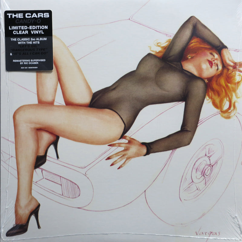 CARS 'Candy-O' CLEAR Vinyl LP (1979 New Wave)