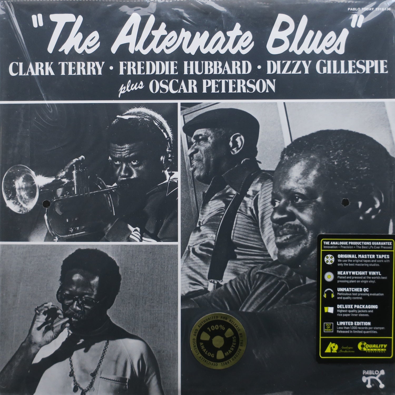 洋楽 The Alternate Blues Clark Terry LP JAZZ Clark Terry, Freddie Hubbard, Dizzy Gillespie Plus Oscar