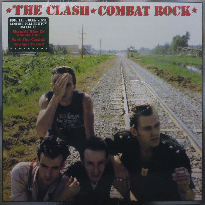 CLASH 'Combat Rock' 180g GREEN Vinyl LP + Poster