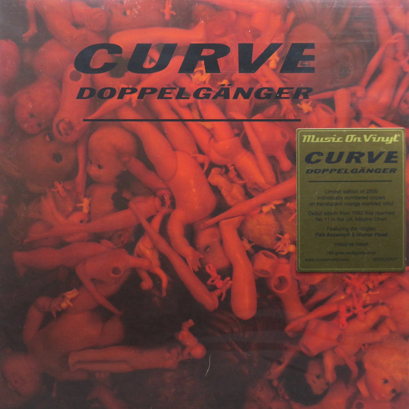 CURVE 'Doppelganger' 180g ORANGE MARBLE Vinyl LP (1992 UK Indie/Shoegaze)