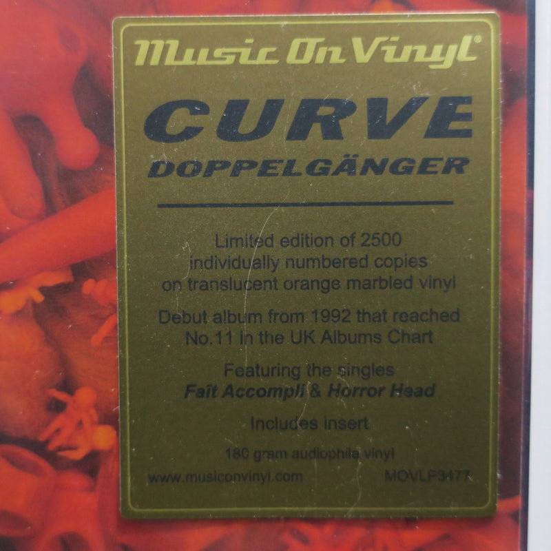 CURVE 'Doppelganger' 180g ORANGE MARBLE Vinyl LP (1992 UK Indie/Shoegaze)