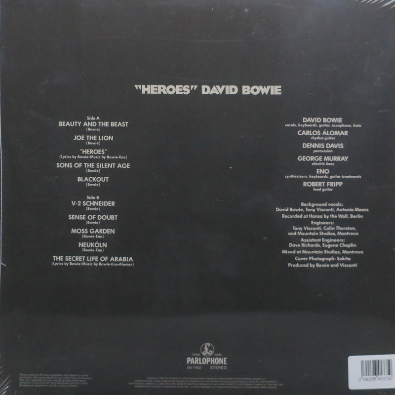 DAVID BOWIE 'Heroes' Remastered 180g GREY Vinyl LP