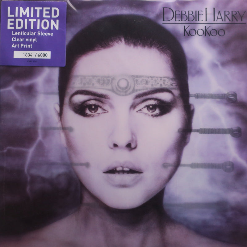 DEBBIE HARRY 'Kookoo' CLEAR Vinyl 2LP, Lenticular Cover + Art Print