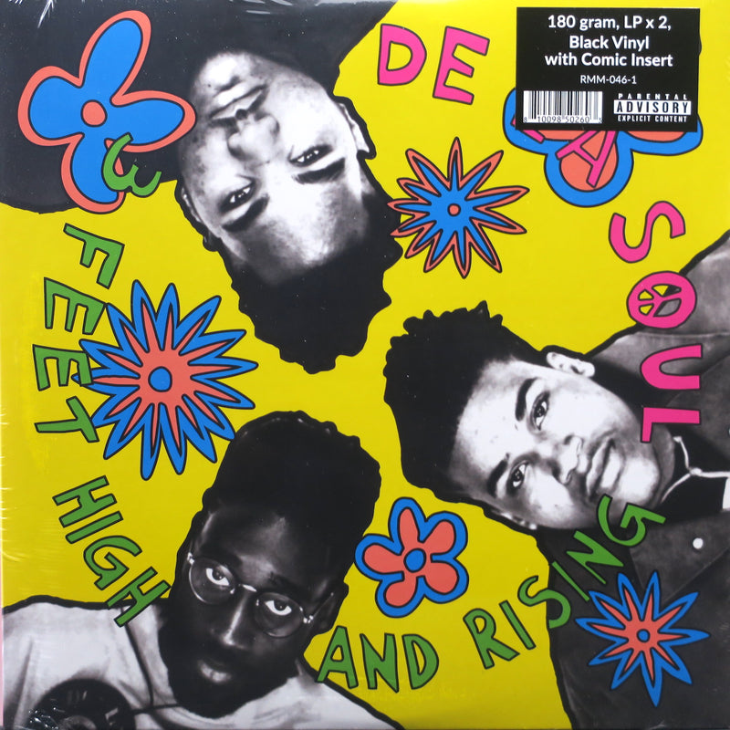 DE LA SOUL '3 Feet High And Rising' BLACK Vinyl 2LP