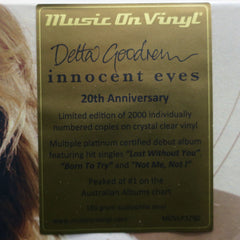 DELTA GOODREM 'Innocent Eyes' 180g CLEAR Vinyl 2LP