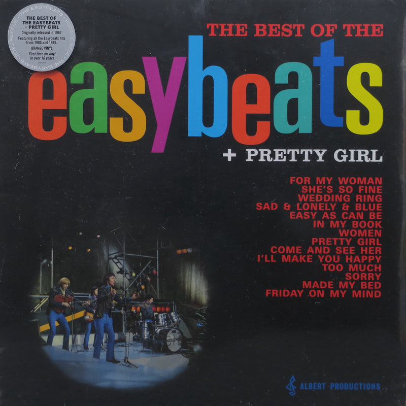 EASYBEATS 'The Best Of The Easybeats + Pretty Girl' ORANGE Vinyl LP