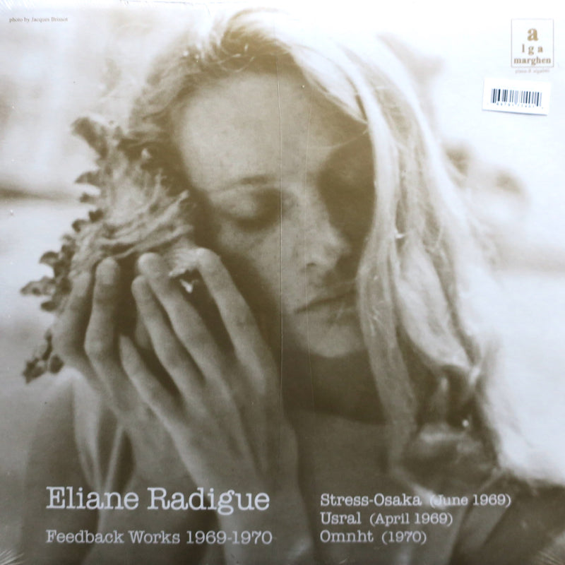 ELIANE RADIGUE 'Feedback Works 1969-1970' Vinyl LP (Musique Concrete)