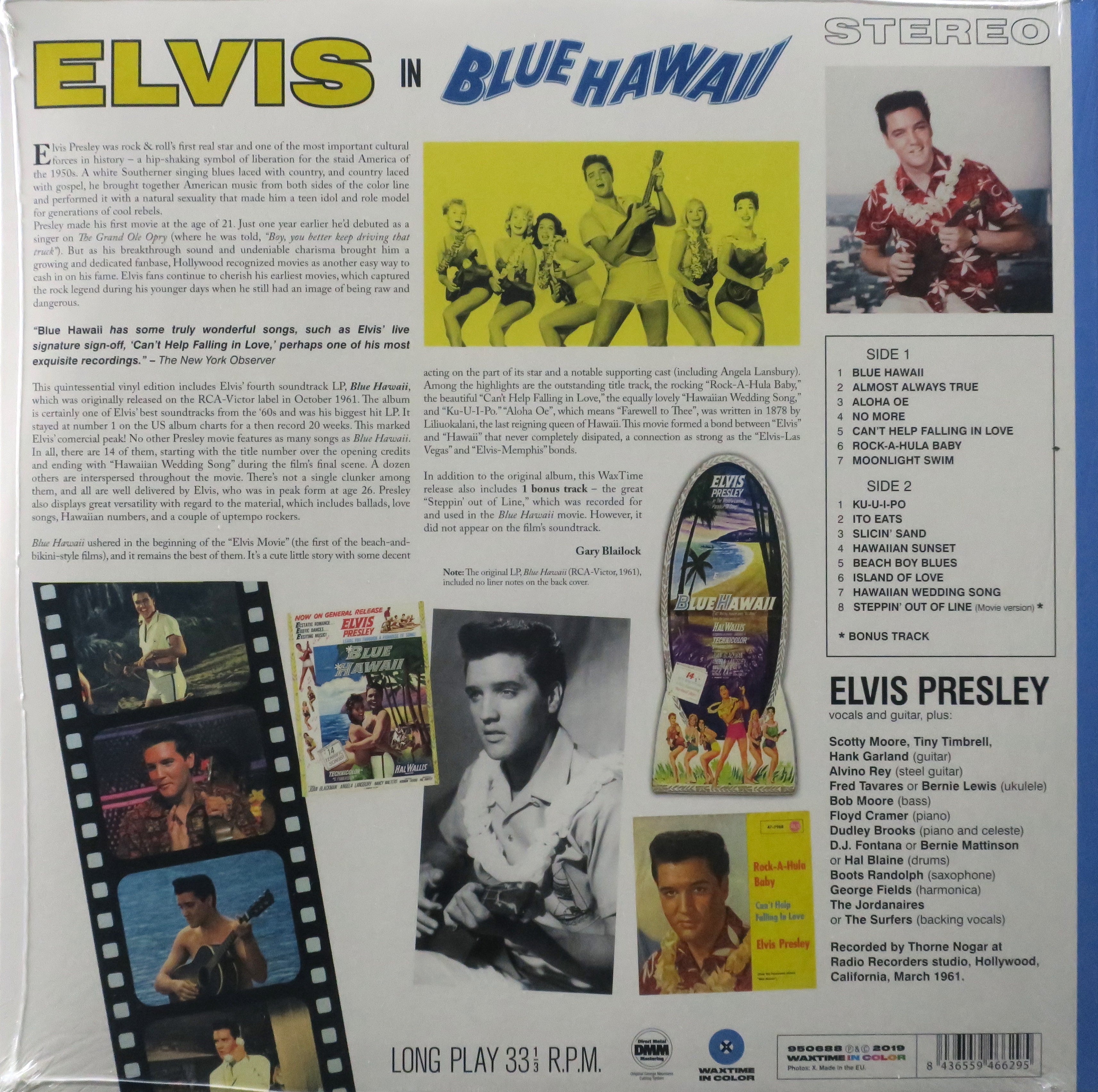 Elvis Presley Blue Hawaii オーストラリア盤 LP Elvis Presley – Blue Hawaii – Vinyl (Gatefold, LP, Album + 2