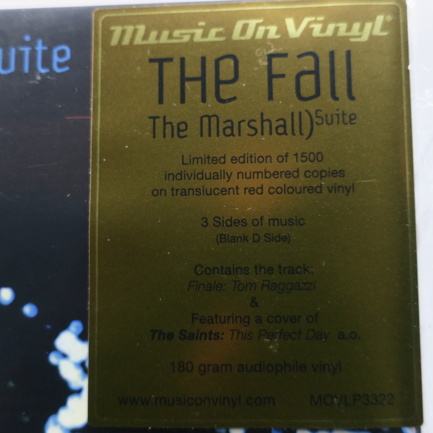 FALL 'Marshall Suite' 180g RED Vinyl 2LP – GOLDMINE RECORDS PTY. LTD.