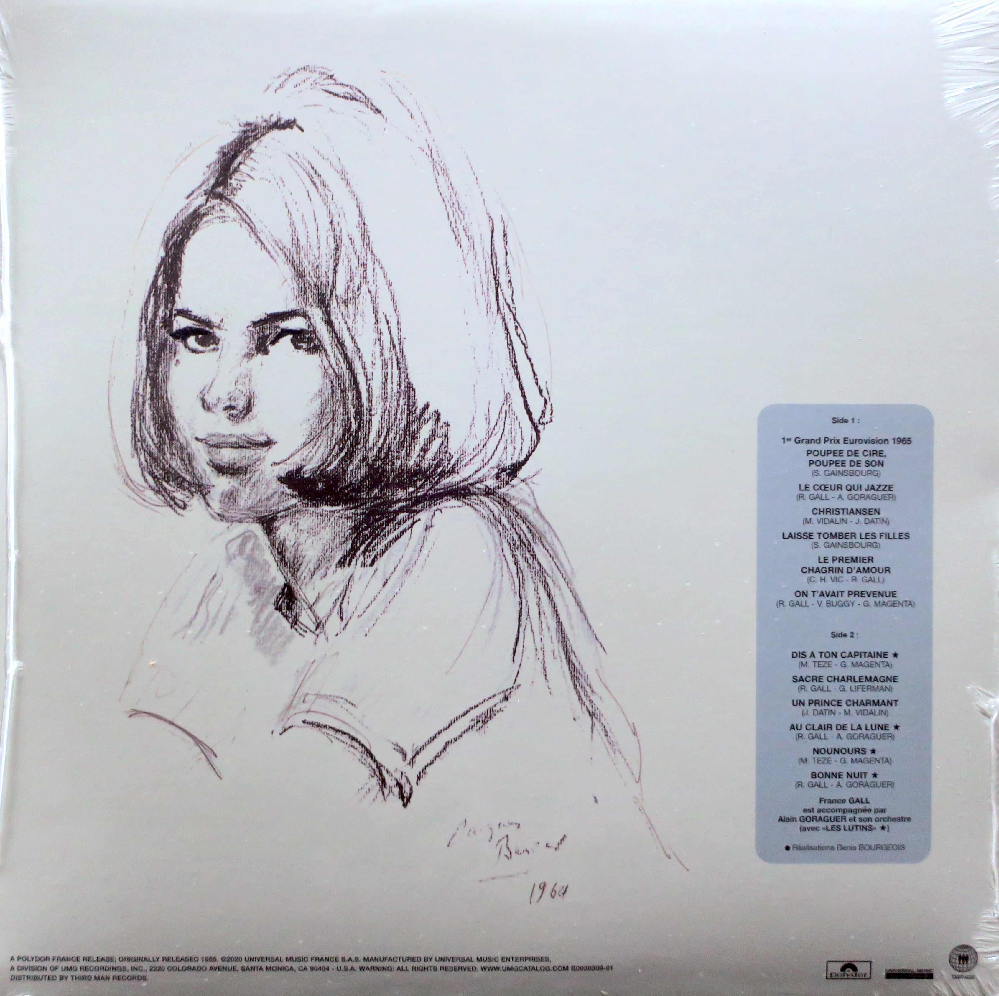 米LP France Gall Poupee De Cire Poupee De Son TMR635 Third Man Records 未開封 /00260 Poupée de Cire, Poupée de Son – Third Man Records – Official