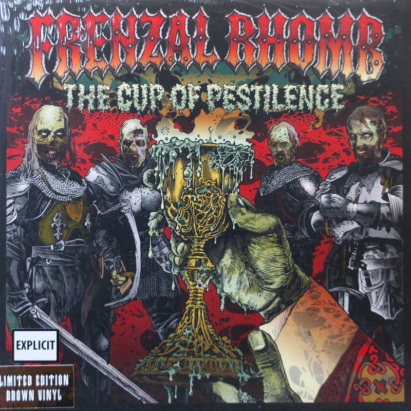 FRENZAL RHOMB 'The Cup Of Pestilence' BROWN Vinyl LP