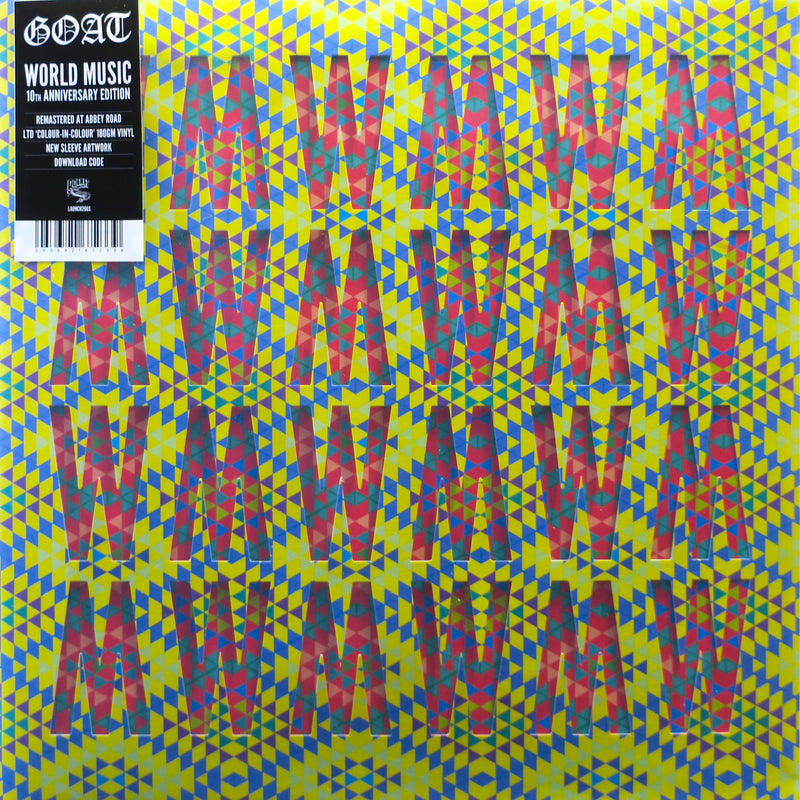 GOAT 'World Music' ORANGE/BLUE Vinyl LP (2012 World/Psych)
