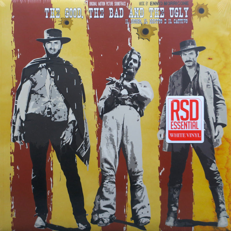 'THE GOOD, THE BAD AND THE UGLY' Soundtrack Ennio Morricone WHITE Vinyl LP
