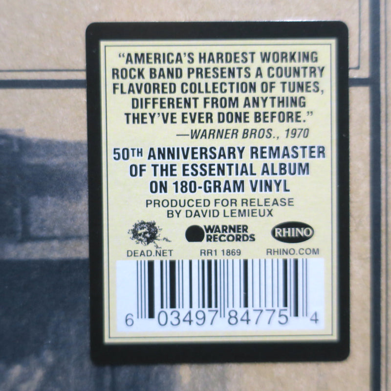 GRATEFUL DEAD 'Workingman's Dead' 50th Anniversary Remastered 180g Vinyl LP