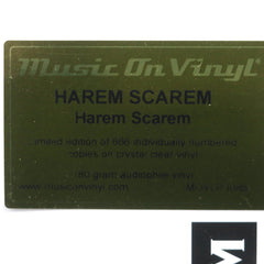 HAREM SCAREM s/t 180g CLEAR Vinyl LP