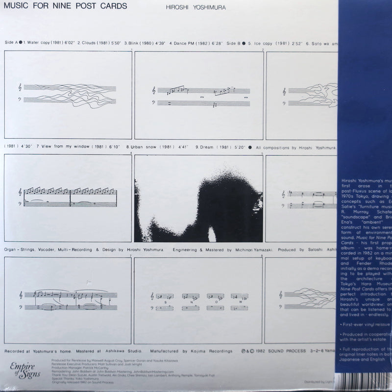 HIROSHI YOSHIMURA 'Music From Nine Post Cards' Remastered Vinyl LP