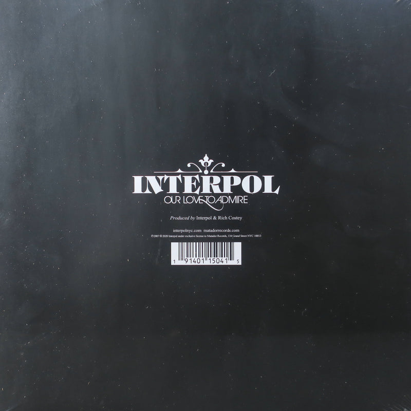 INTERPOL 'Our Love To Admire' BLACK Vinyl 2LP