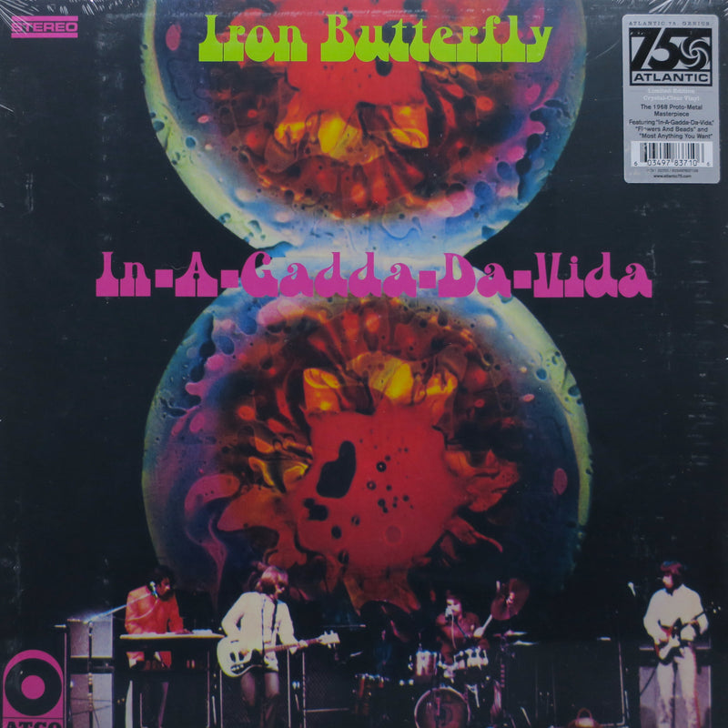 IRON BUTTERFLY 'In-A-Gadda-Da-Vida' CLEAR Vinyl LP